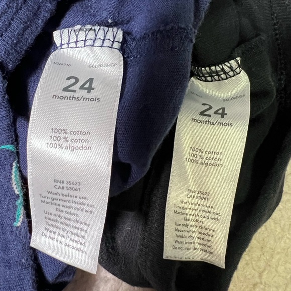 Carters 100% Cotton Bodysuits (2 pack) 24 Months - Picture 5 of 7